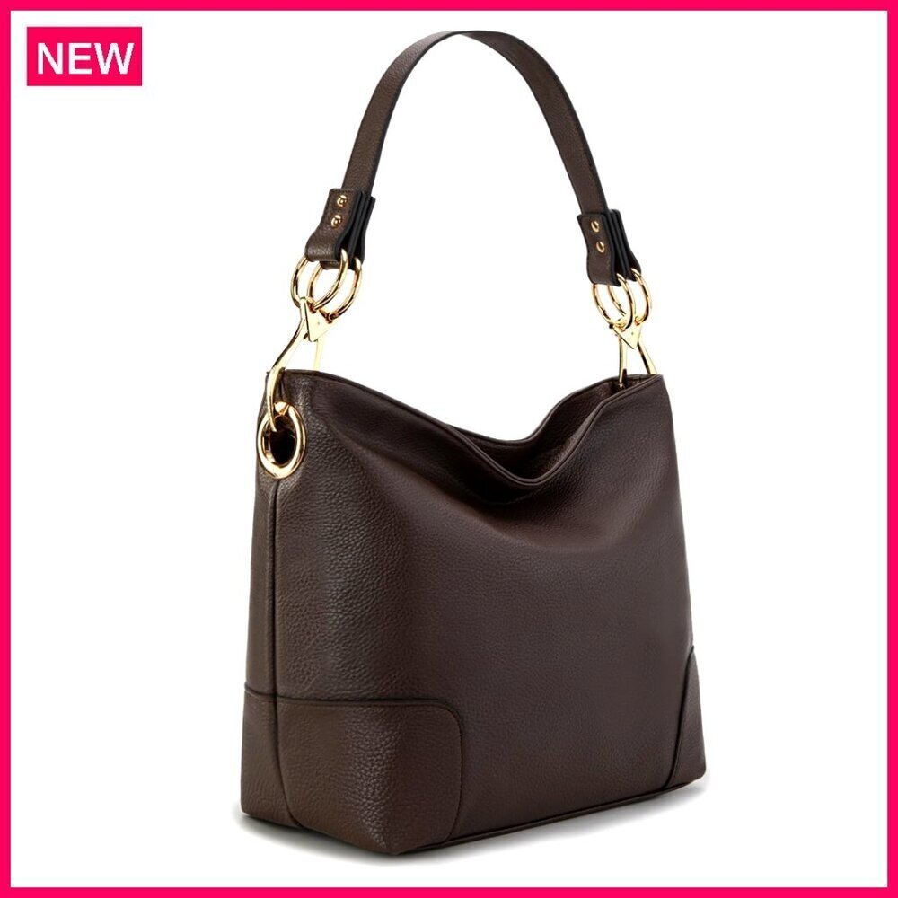 Medium Hobo Shoulder Bag Top Handle Satchel Purse Bucket Handbag